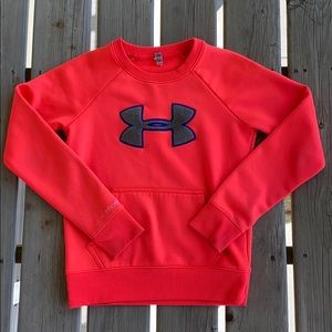 Under Armour bright pink/Coral sweatshirt